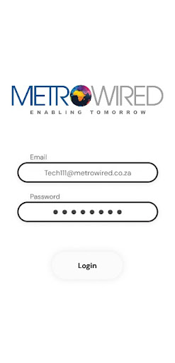 MetroWired App Screen 2