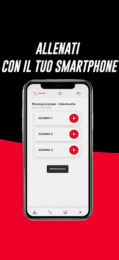 Android application Sportplatz app training screenshort
