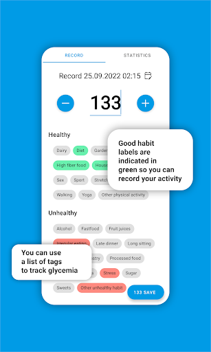 Sugar Level | Diabetes Control Screen 3