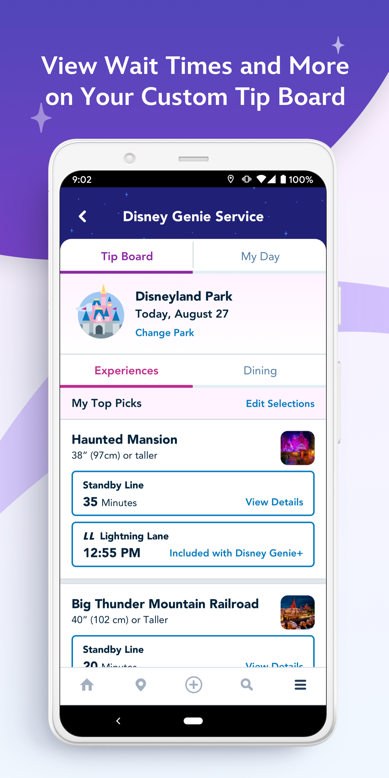 Android application Disneyland® screenshort