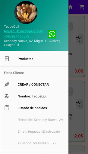 Android application TequeQuil screenshort