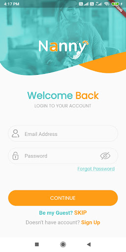 NannyDirect-Customer Screen 2