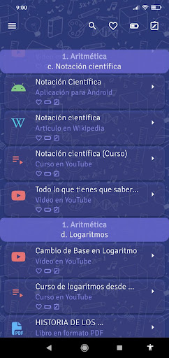 MathList - Recursos educativos