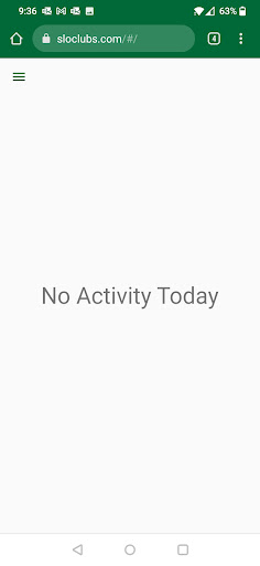 Android application slo clubs screenshort