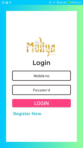 Android application Muliya Jewels screenshort