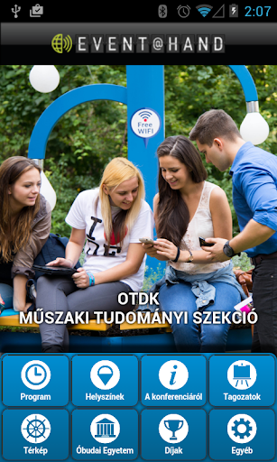 OTDK MTSZ EVENT@HAND Screen 2