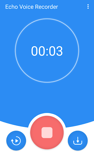 Android application Echo voice recorder screenshort