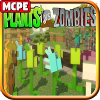 Plants vs Zombies Minigame Mod for Minecraft PE