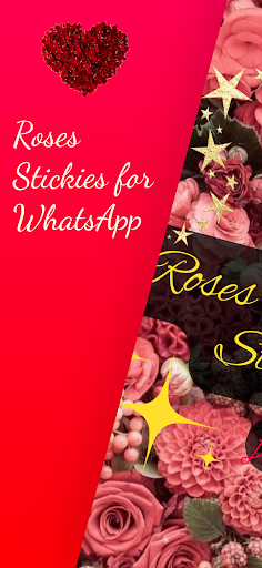 Android application Roses Stickers WhaSticker screenshort
