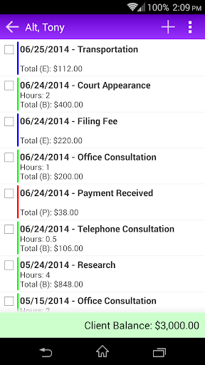Chaos Billing (old version) Screen 2