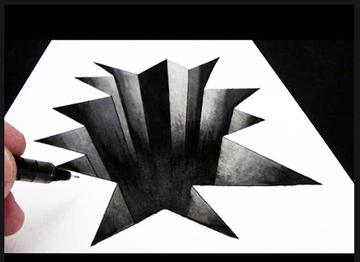 300 DIY 3D pencil drawings. Learn to draw 3D