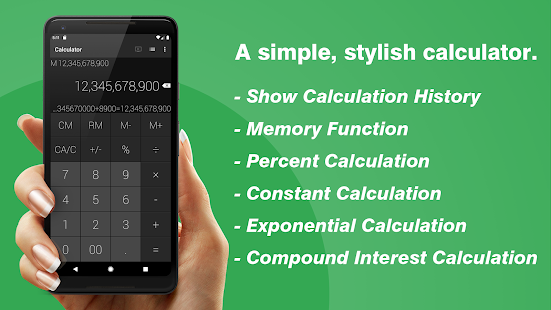 Calculator - Simple & Stylish Screenshot