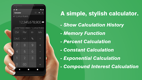 Calculator - Floating Widget Ekran görüntüsü