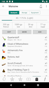 Screenshot 2 RPG Scribe Pathfinder & 3.5e android