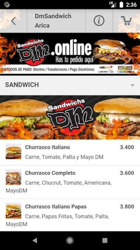 DmSandwich Chile Screen 3