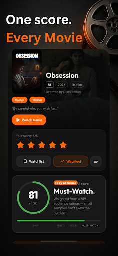 Movie List Tracker: easyCinema screenshot 2