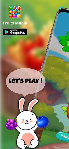 Android application Fruits Mania screenshort
