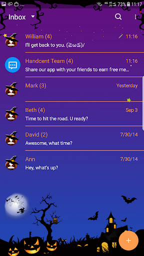 Halloween Night skin for Next Screen 2