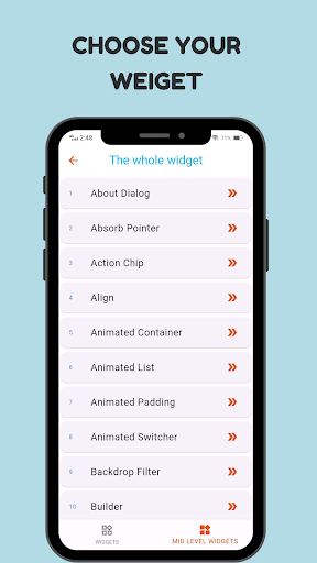 Flutter Book Screen 2