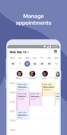 Android application Bookla for business screenshort