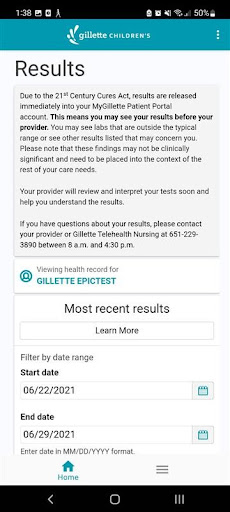 MyGillette Portal Screen 3