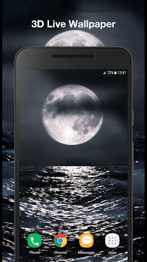 Android application Night Live Wallpaper screenshort