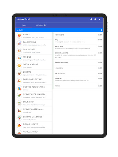 Papaya App Mozo Screen 2