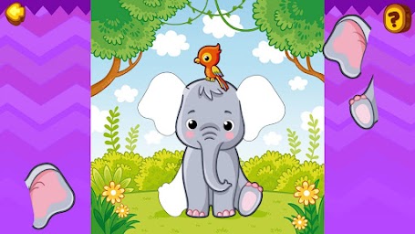 Puzzle Kids Animals Shapes