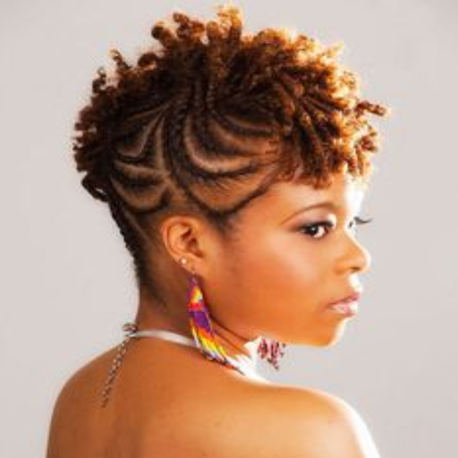 Braided Cornrow Hairstyle