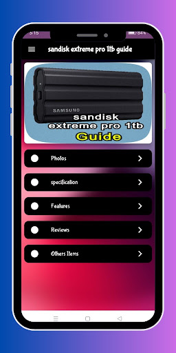 Android application sandisk extreme pro 1tb guide screenshort