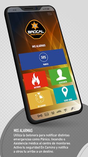 Android application Brocal Seguridad screenshort