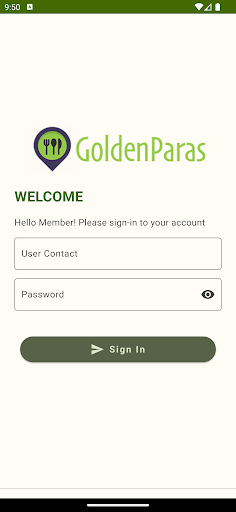 Android application Golden-Paras screenshort