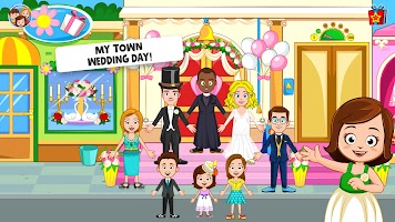 My Town: Wedding day girl game