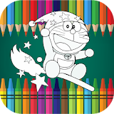Learn Coloring Dora-emon Cat icon