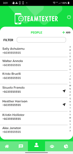 TeamTexter Screen 3