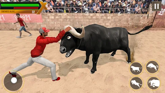 Bull Fighting-Bull Attack Game