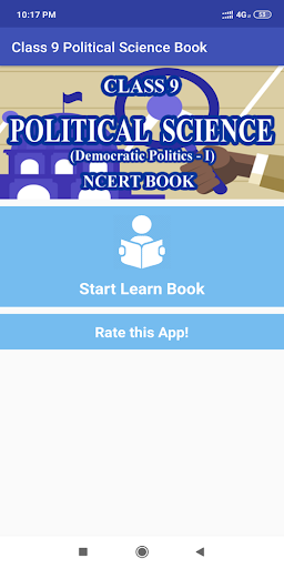 Android application Class 9 Political Science NCER screenshort