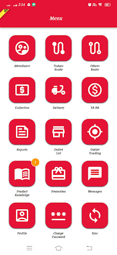 Android application ShellBD SaleSync screenshort