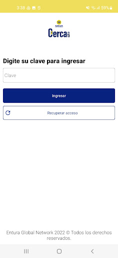 Android application Alianza Token-JMM screenshort