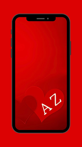 A + Z Letters Love Wallpaper Screen 2