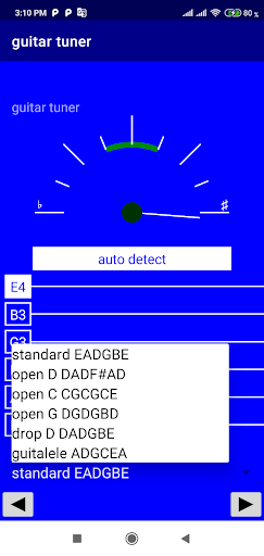 Guitar Tuner Screen 2