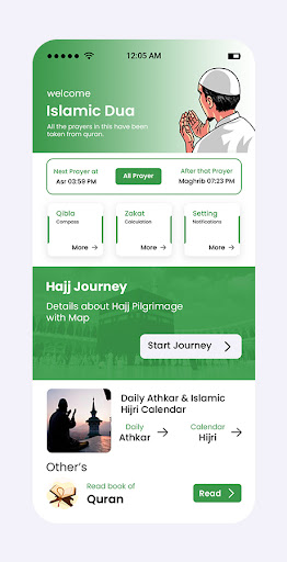 Android application Islamic Dua Quran 2024 screenshort