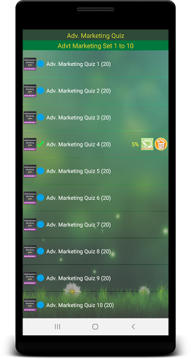Advertisement Marketing Quiz Screen 2