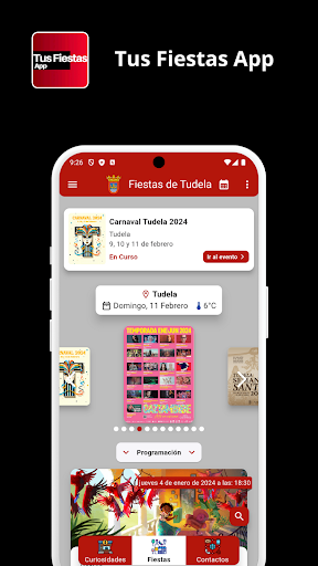Android application Tus Fiestas App: Eventos screenshort