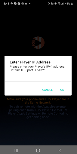 OTR Remote Screen 3