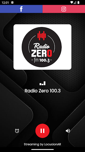 Android application Radio Zero 100.3 screenshort