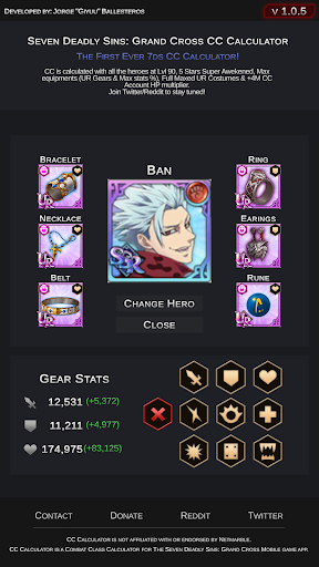 7DS CC Calculator Screen 2
