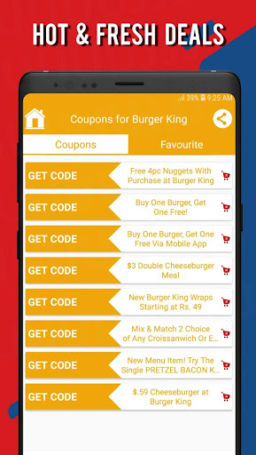 Coupons for Burger King Screenshot 4 - AppWisp.com