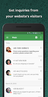 Wabi - Nummer für WhatsApp Screenshot