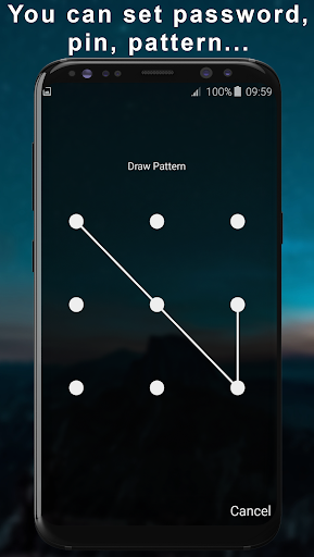 Starry Sky Lock Screen Screen 2